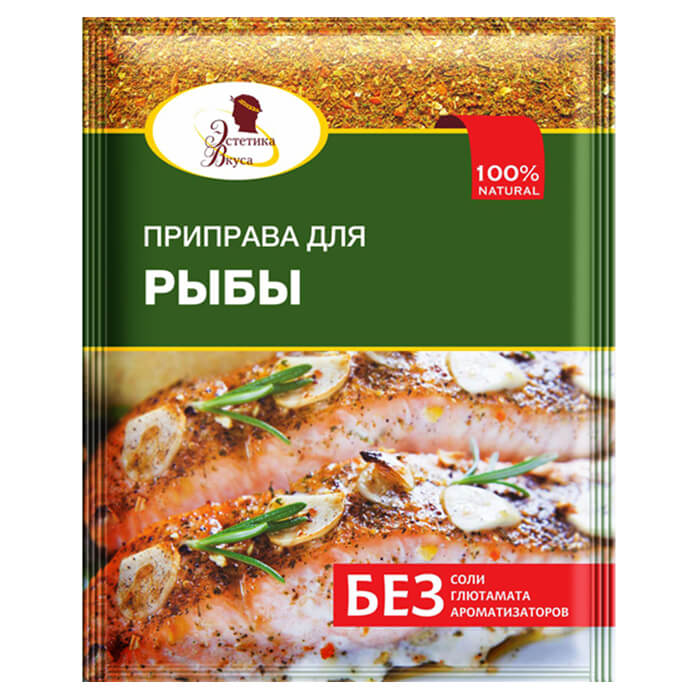 Приправа эстетика вкуса натурель 15 г для засолки сала с солью